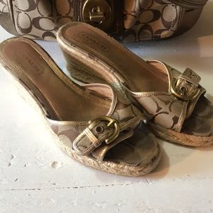 Coach espadrille wedges